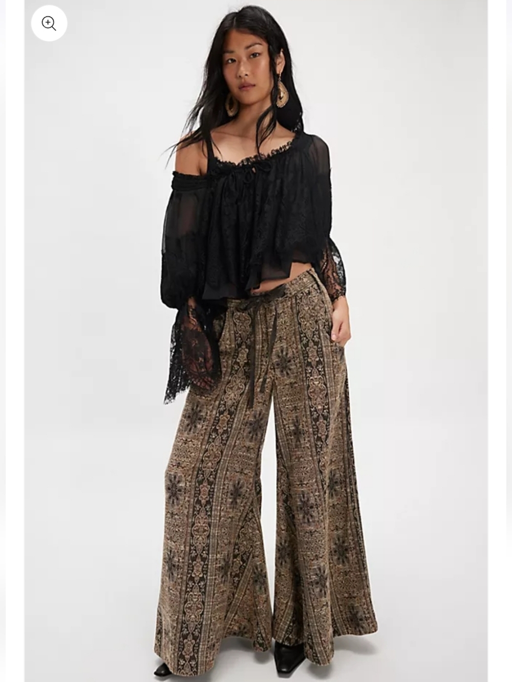 Free People Dahlia Wild Leg Pants